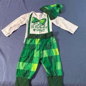 My 1st St. Patrick's Day Baby Outfit Set 3 Piece 6-9 months Unisex Multicolor